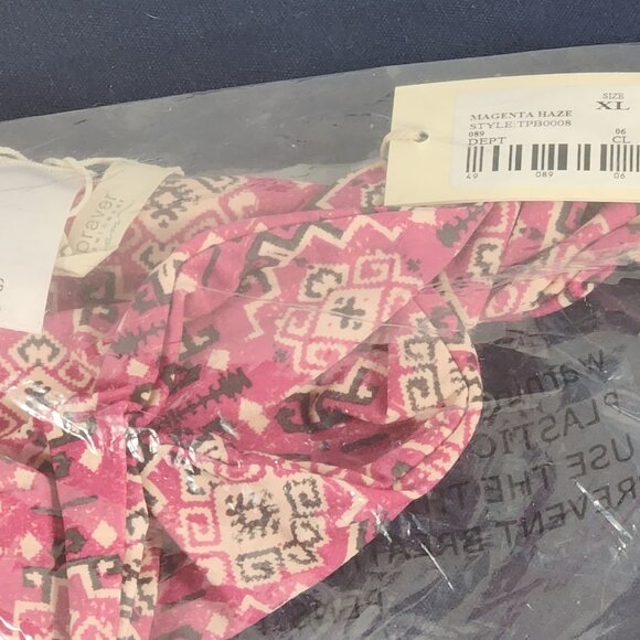 Tori Praver Swimwear Magenta Haze Lined Nylon Span Cheeky Bikini Bottom Size XL - Picture 16 of 16